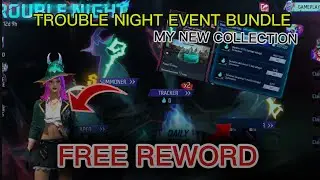 Free fire Trouble Night Event bundle Free Reword Collection #freefire 
