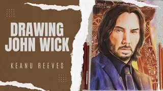 Drawing John Wick 4 (Keanu Reeves)