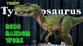 2021 Rods Random Work Young Tyrannosaurus Rex Review!!! The Lost World Jurassic Park style!!!