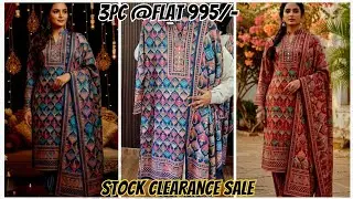 Pure wool karachi 3 pc...part 12 clearance sale...#sale 