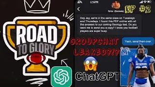 The Group Chat Got Leaked?!? | College Football 25 Road To Glory Ep. #2