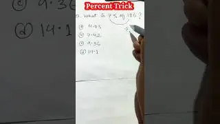 Simplifying Percentage Math Trick | Short Tricks #mathematicshack #maths mathstrick #learn