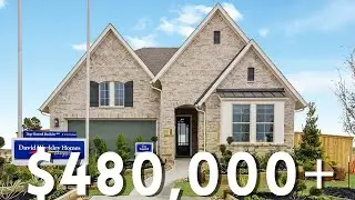 New Homes for Sale Houston Texas | David Weekly - Edgehill Model| Modern Luxury Homes Near Houston