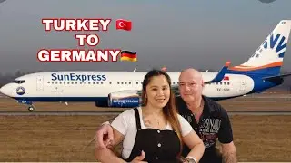 SUN EXPRESS /  ANTALYA TURKEY 🇹🇷 TO FRANKFURT  AIRPORT  GERMANY🇩🇪