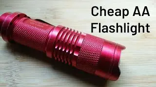 Cheap AA/14500 Zoomable Flashlight Alonefire (EDC)