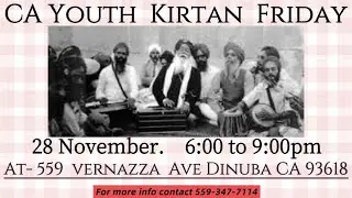 CA Youth Kirtan Friday | 28 November 2025 | California |