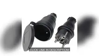 France Waterproof Female Socket 16A Electrical Male Schuko Plug 250V AC Power Adapter 4000W Power So