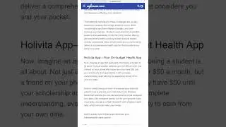 Holivita App Guide: Better Sleep, Focus & Stress Hacks for Students