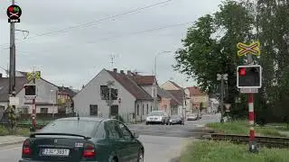 Železniční přejezd Jindřichův Hradec - 16.6.2019 / Czech railroad crossing