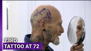 72 Year Old Gets 73rd Tattoo Pensioner Ink Addiction | Granny Ink