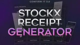 [ 2025 ]💻 STOCKX RECEIPT GENERATOR BY CONFIRM IT 3.0 📲