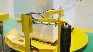 Pallet wrapping machine#pallet wrapper #automatic stretch film pallet wrapping machine