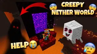 I WENT INTO NETHER WORLD AND IT WAS SO SCARY || MINECRAFT SURVIVAL SERIES