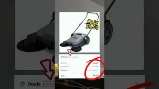 Efficient walk-behind broom sweeper #hotitem #sellsfast