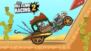 Hill Climb Racing 2 - HOT ROD in DESERT 8339 meters WALKTHROUGH