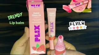 Plix guava glowy lip tinted balm review 👄😍