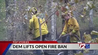 RI DEM lifts open fire ban at state campgrounds