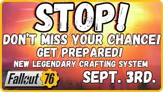 Prepare for the Ultimate Legendary Crafting Update in Fallout 76