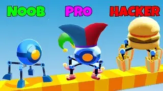 NOOB vs PRO vs HACKER in Rolly Legs