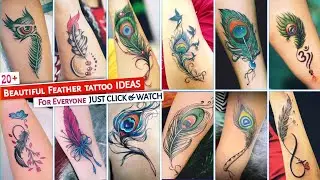Beautiful Feather tattoo IDEAS | Mor Pankh tattoo Designs | Peacock feather tattoo | tattoo