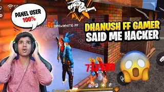 @DhanushFFGamer THOUGHT I WAS USING HACK 🤯🤬OP REACTIONS TO MY GAMEPLAY