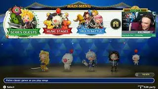 Continuing the Birthday stream! Jiving with some Theatrhythm then FFXIV raiding with Dino Nuggies
