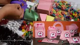 bolsitas y cajitas para mesa de dulces