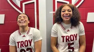 Player Postgame Press Conference (Zay Dyer, Rachel Leggett) - Texas State