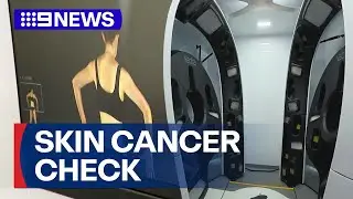 Launch of world-first free 3D mobile skin check clinic | 9 News Australia