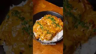 Курица в сливочном тосканском соусе #SHORTS