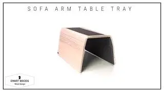 Wooden sofa arm tray or laptop holder for your home