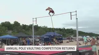 Annual Grand Haven Beach Vault draws over 375 athletes