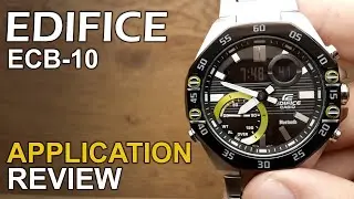 Edifice ECB-10 - Application review