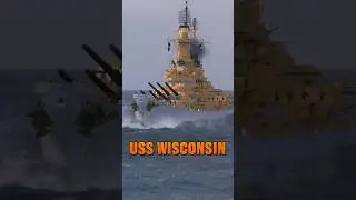 USS Wisconsin is SAVAGE - World of Warships #Shorts #gaming #wows #tipsandtricks