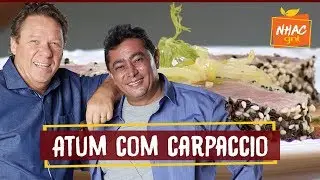 Atum com crosta de gergelim e carpaccio de palmito | Claude Troisgros e Batista | Que Marravilha!