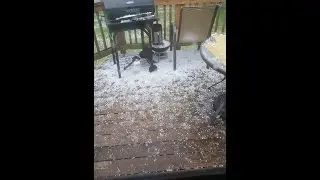 Golf ball size hail Columbus Ohio