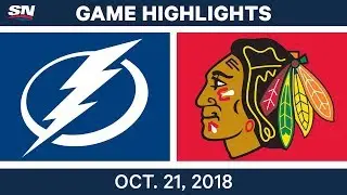 NHL Highlights | Lightning vs. Blackhawks - Oct. 21, 2018