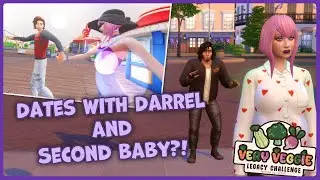 Dates with Darrel and a SECOND BABY?! | The Sims 4 Very Veggie Legacy Challenge