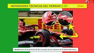THE TECHNICAL IMPROVEMENTS OF THE 2024 FERRARI ITALIAN GP