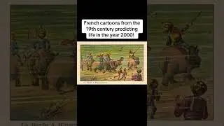 Early 19th century vision for the year 2000! #history #1800s #1900s #didyouknow #facts #19thcentury