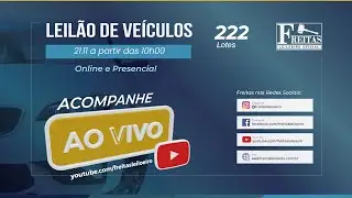 AO VIVO - Leil&atilde;o Online de Ve&iacute;culos - Freitas Leiloeiro 21/11/2025