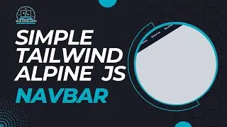 Simple Tailwind Alpine Js Navbar