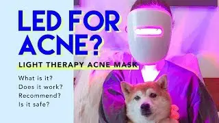Light Therapy Acne Mask &bull; At Home Acne Treatment 😌 LED To Clear Acne