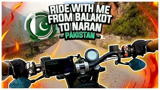 SOLO Riding Adventure in PAKISTAN - Balakot to Naran Valley - BONUS: Rookie rider test ride 😎