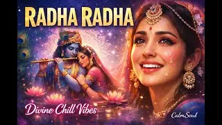 Radha Radha | Divine Krishna Bhakti | CalmSoul Melodies Official | Peaceful LoFi Flute 4K 