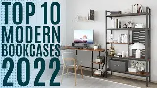 Top 10: Best Modern Bookcases of 2022 / Industrial Bookshelf, Book Rack, Storage Rack Shelves