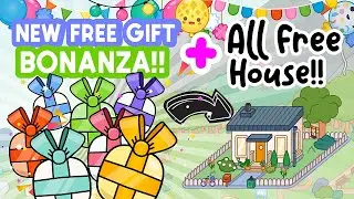 NEW UPDATE FREE GIFT + ALL FREE Starter HOUSE Small Family 🎁 TOCA BOCA House Ideas | Toca Life World