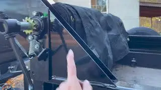 Установка тента на самосвальный прицеп Sure Trac
