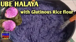 UBE HALAYA WITH GLUTINOUS RICE FLOUR | UBE HALAYA RECIPE | PINOY FOOD TV
