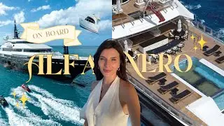 A short walk-through tour of superyacht Alfa Nero